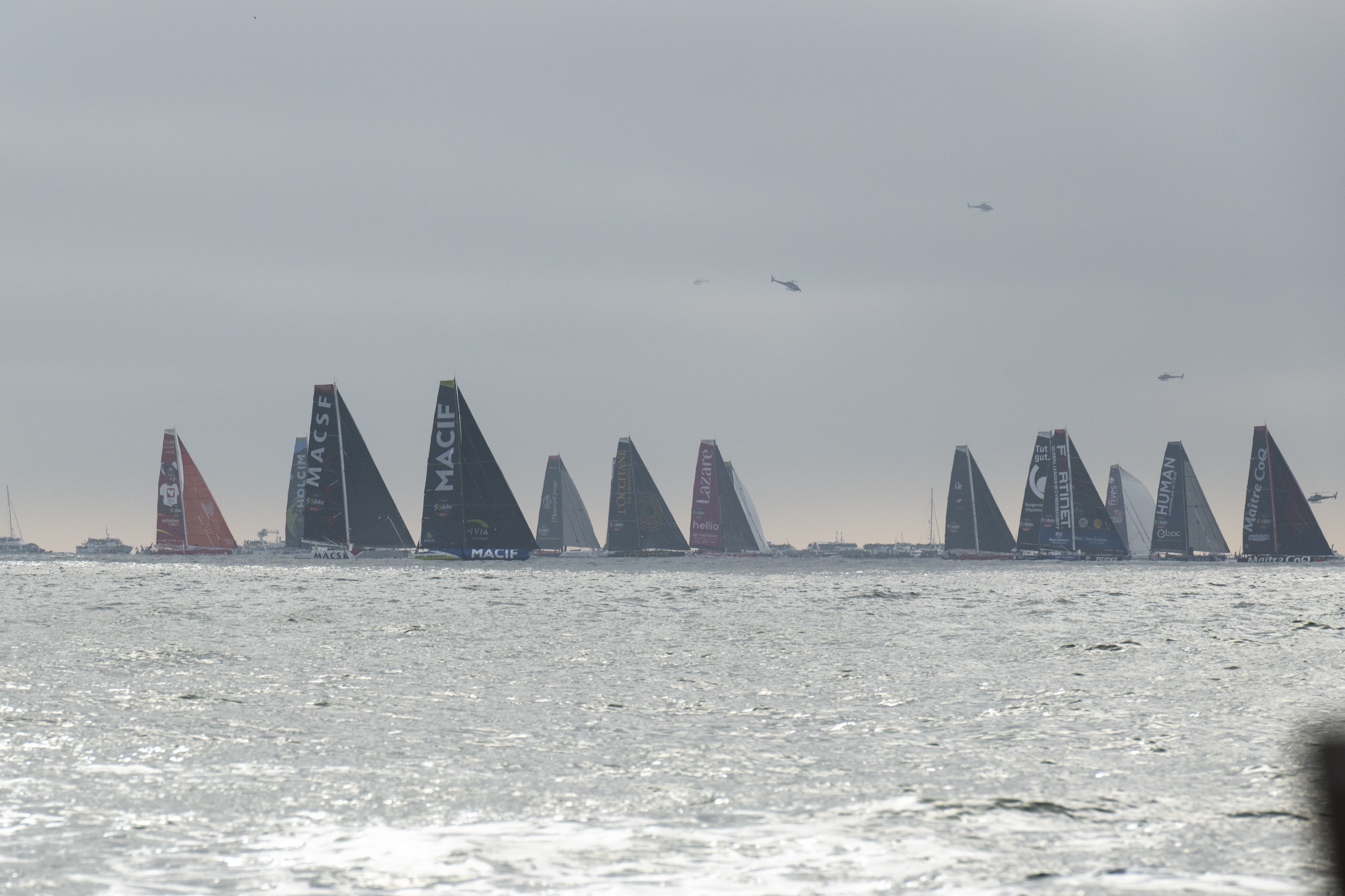 [PHOTO] L'IMOCA MACSF au départ du Vendée Globe