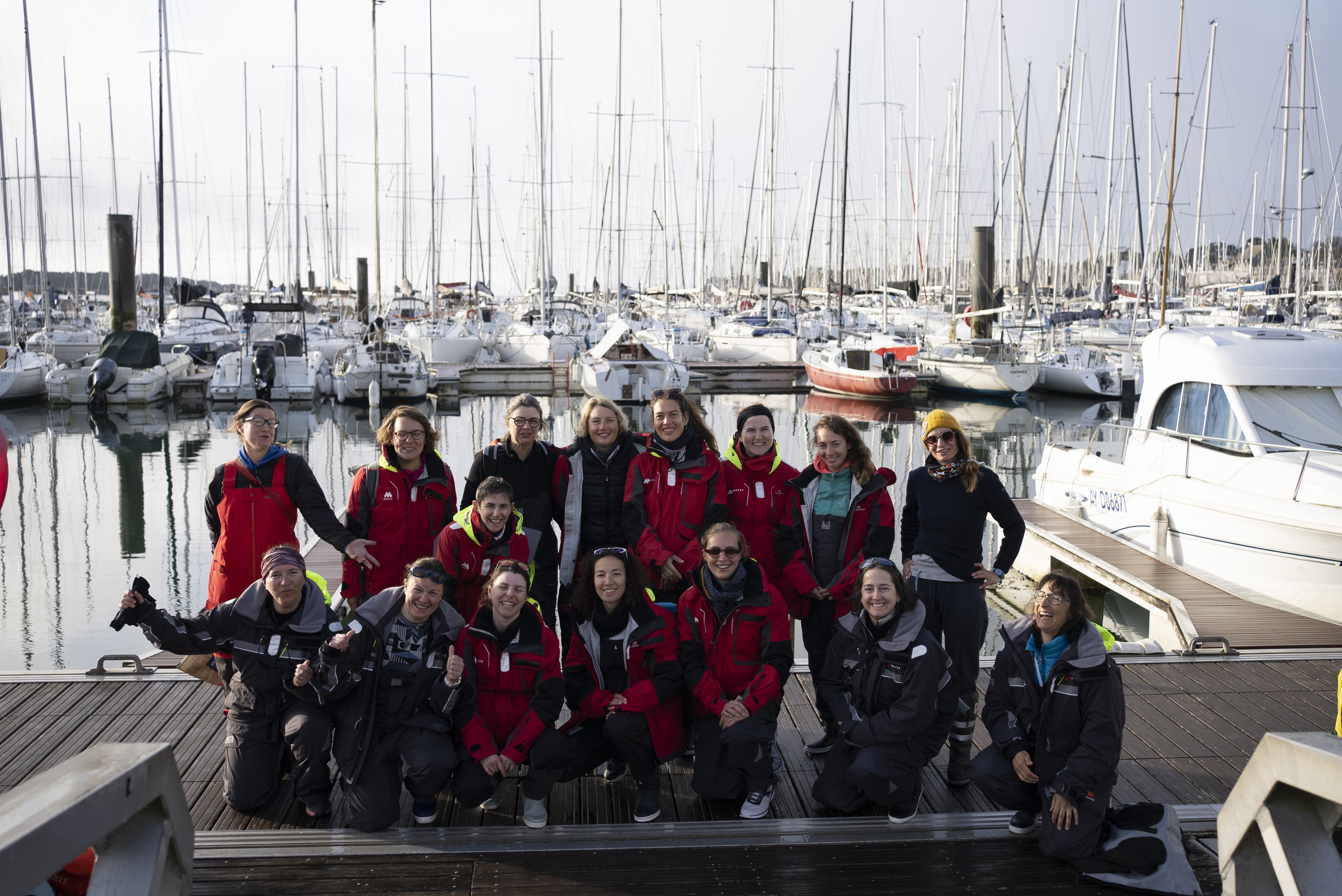 [PHOTO] Les 14 équipières MACSF pour le Spi Ouest France