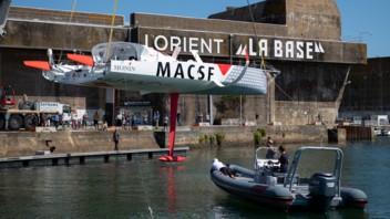 Mise à l’eau de l’IMOCA MACSF après 8 mois de transformations