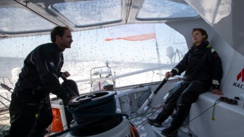 Transat Jacques Vabre : Isabelle Joschke et Morgan Lagravière, un duo mixte inédit sur l'IMOCA MACSF