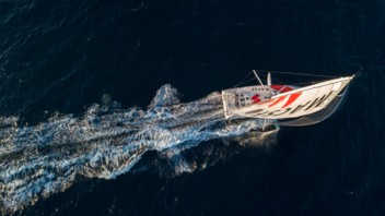 Isabelle Joschke, en course pour la qualification au Vendée Globe