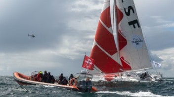 [THE TRANSAT CIC] Bon départ d’Isabelle Joschke sur MACSF