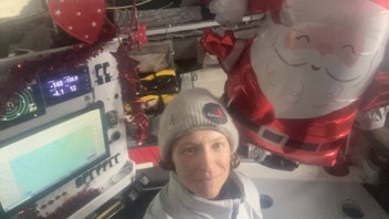 [VENDÉE GLOBE] Un joyeux Noël pour Isabelle Joschke à bord de MACSF