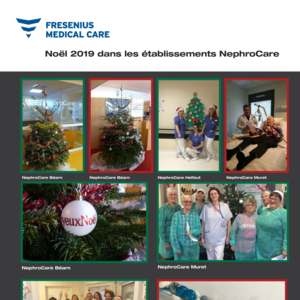 Noël 2019 dans les établissements NephroCare