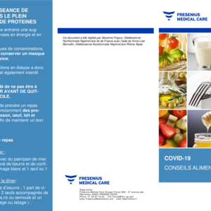 Alimentation du patient Dialysés - Covid-19