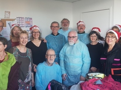 La Chorale Chantefable chante pour les patients du centre NephroCare Tassin-Charcot