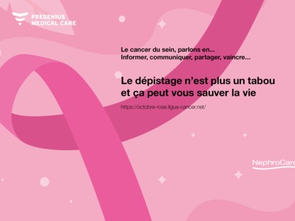 Octobre Rose : Pensez à vous faire dépister !