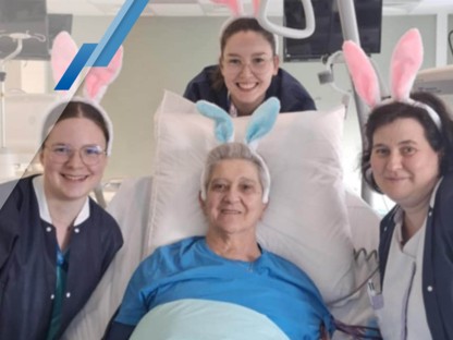 Un air de magie printanière chez NephroCare Maubeuge pour Pâques ! 🔔🔔