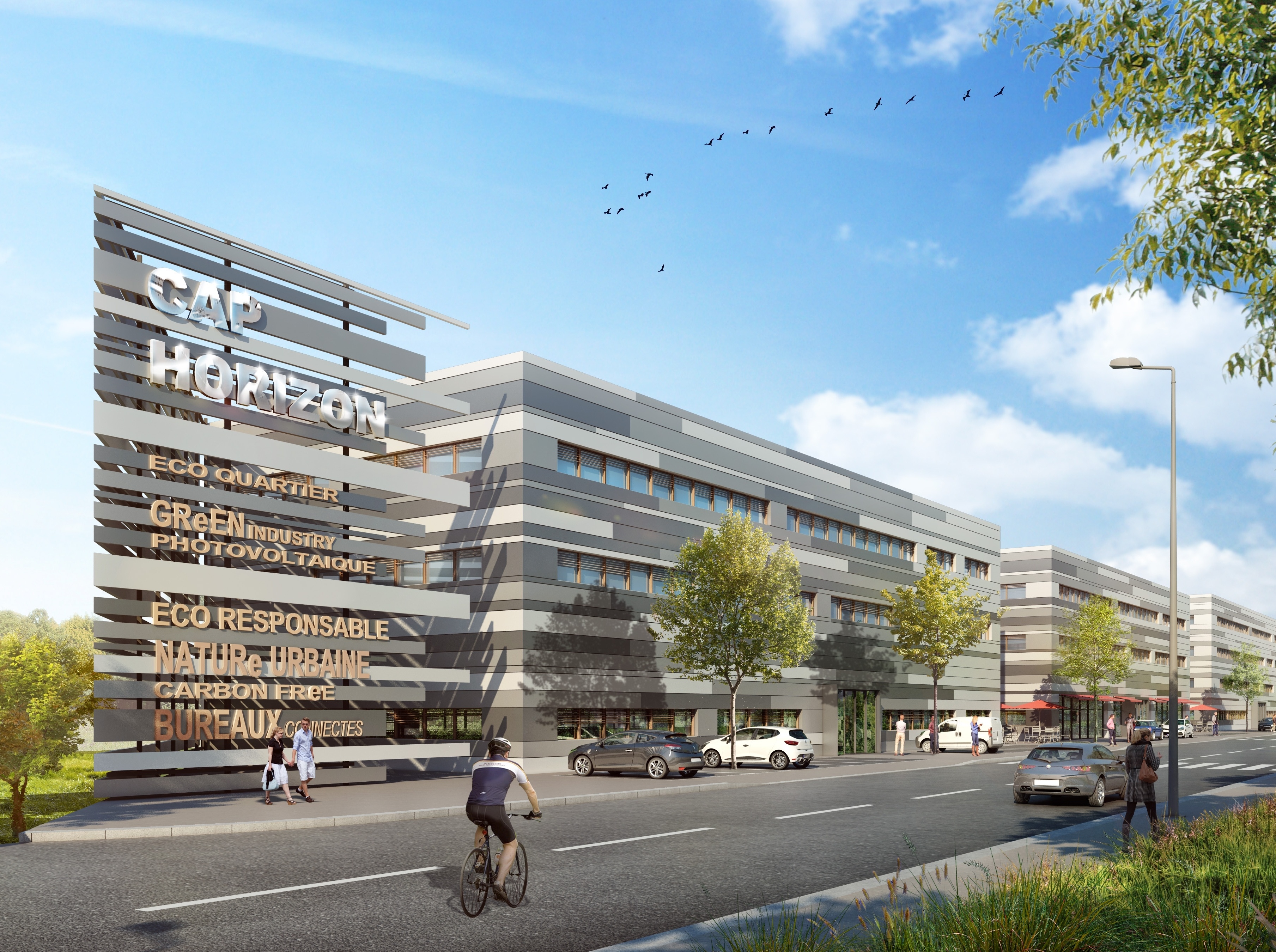 NEXITY ET LES ARCHITECTES TANGRAM ET KERN & ASSOCIÉS VONT RÉALISER LE 1ER QUARTIER TERTIAIRE À VOCATION INDUSTRIELLE EN STRUCTURE BOIS ET AUTONOME EN ÉNERGIE
