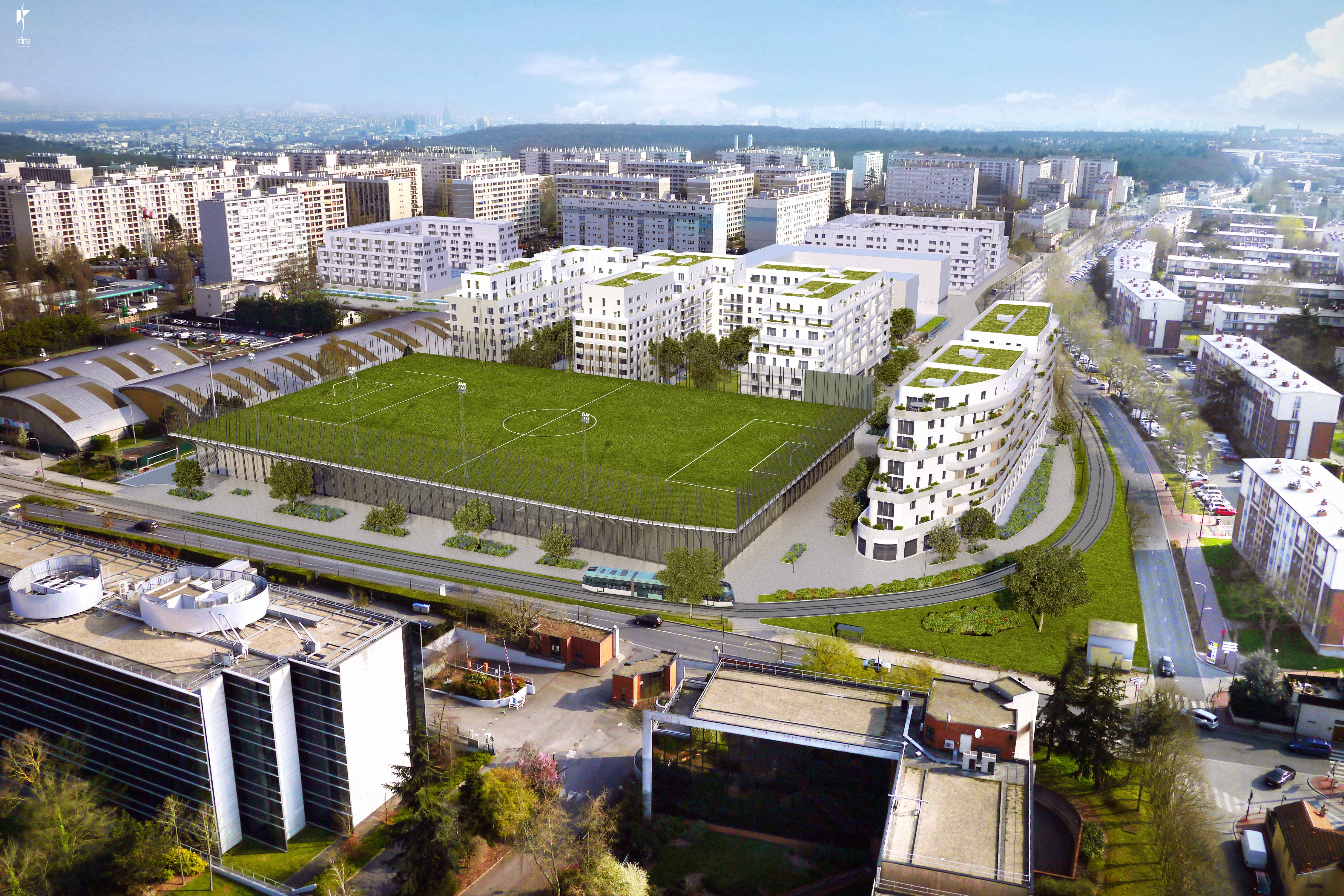 Ecoquartier Meudon Pointe de Trivaux - stade