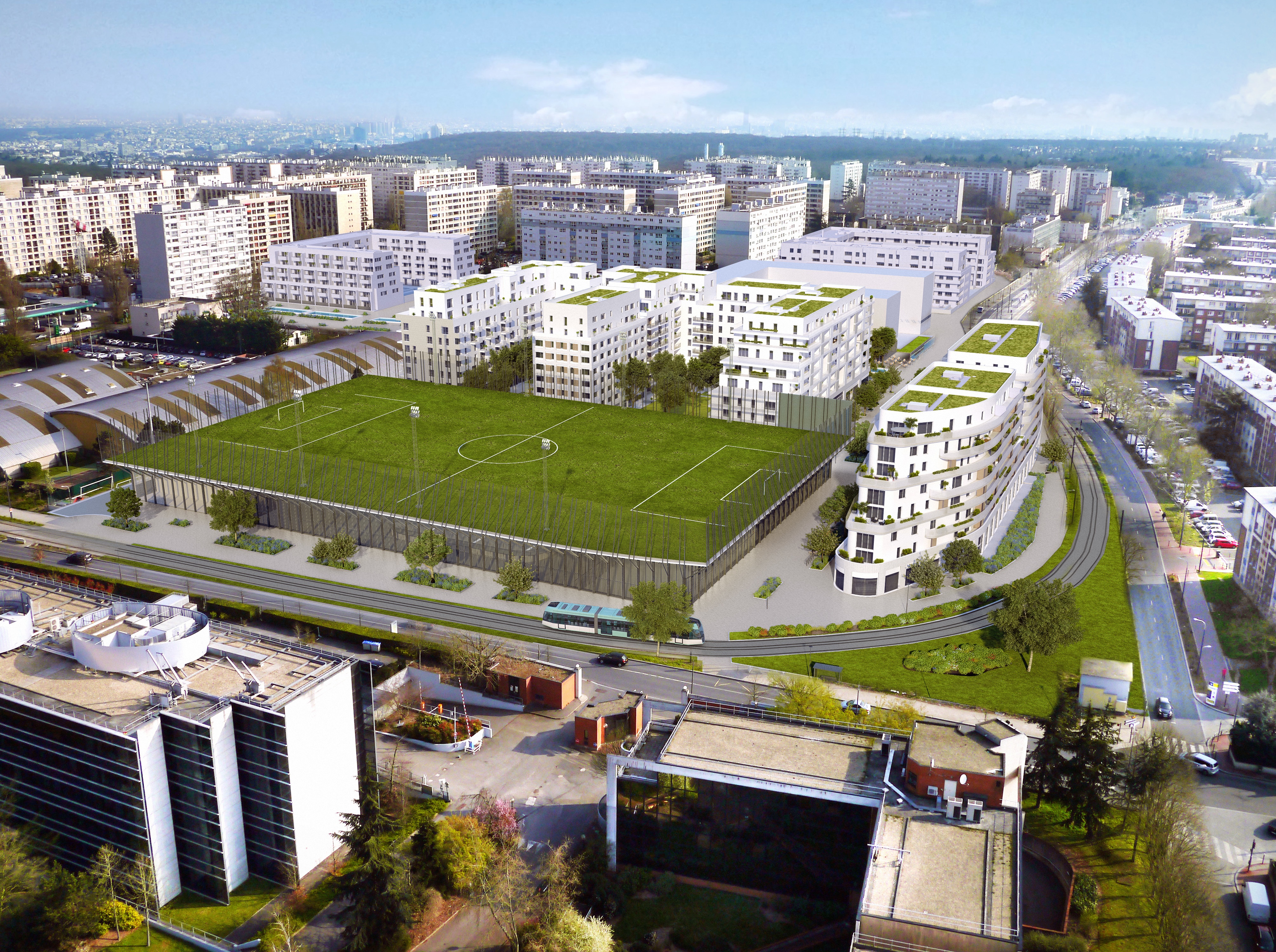 NEXITY ET OGIC CRÉENT DE L’ATTRACTIVITÉ À LA POINTE DE TRIVAUX À MEUDON (92) AVEC UN OUVRAGE SPORTIF DE HAUTE TECHNICITÉ, ET UN QUARTIER REMARQUABLE PAR LA MIXITÉ DES USAGES