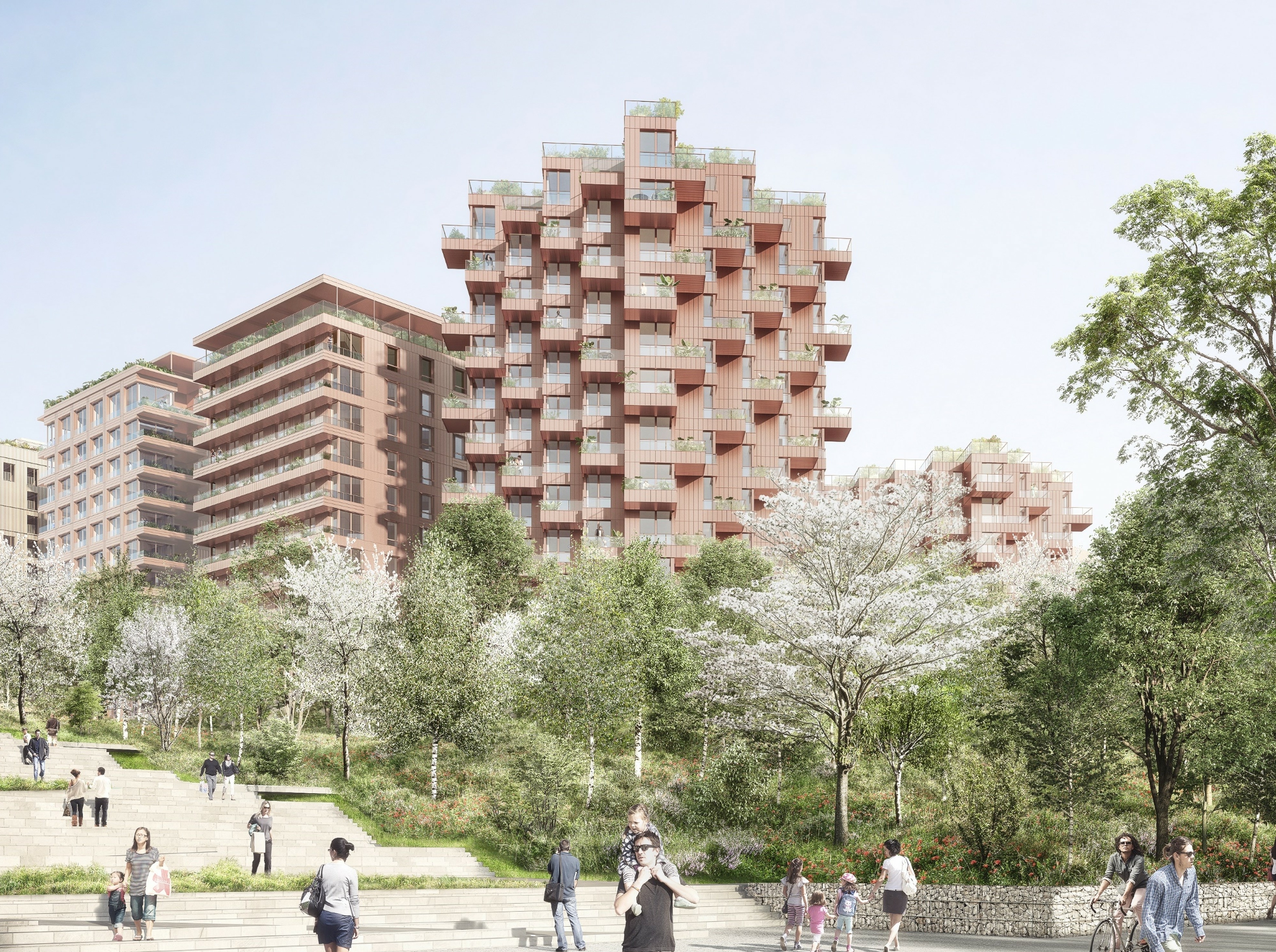 A 1 AN DES JEUX DE PARIS, DERNIÈRE LIGNE DROITE POUR LE SECTEUR E - LES BELVÉDÈRES DU VILLAGE DES ATHLÈTES ET PARA ATHLÈTES