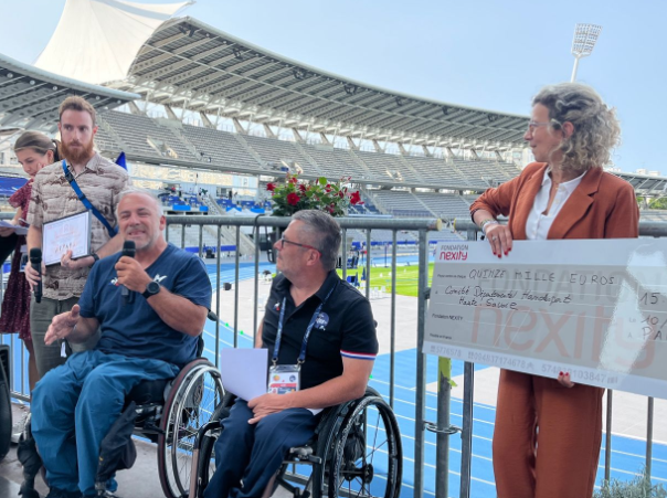 REMISE DE PRIX DU PROJET "HANDISPORT & SPORT ADAPTÉ" PAR LA FONDATION NEXITY EN PARTENARIAT AVEC LA FÉDÉRATION FRANÇAISE DE HANDISPORT