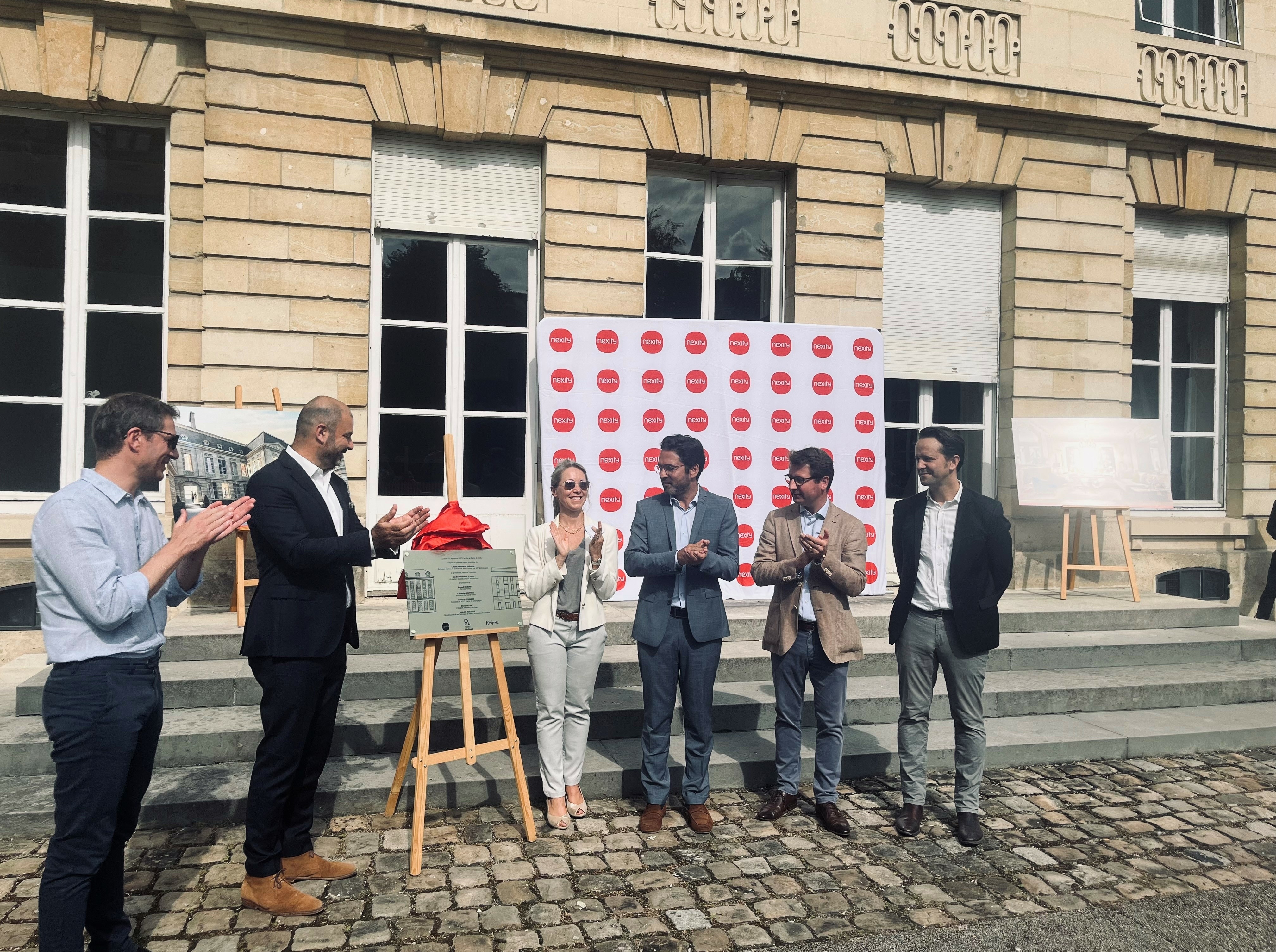 POSE DE LA 1ère PIERRE DE L'HÔTEL PONSARDIN À REIMS, UN PROJET DE RÉHABILITATION EMBLÉMATIQUE ET REMARQUABLE