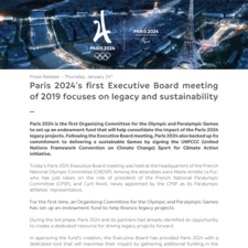 Press Release Paris 2024 - Paris 2024’s first Executive Board meeting of 2019 focuses on legacy and sustainability.pdf