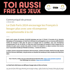 Communiqué de presse - Le Club Paris 2024 encourage les Français à bouger plus avec une récompense exceptionnelle à la clé.pdf