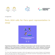Press Release - Paris 2024 calls for para sport representation in emoji.pdf
