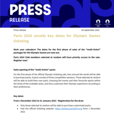 Press Release Paris 2024 unveils key dates for Olympic Games ticketing.pdf