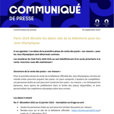Communiqué de presse - Paris 2024 dévoile les dates clés de la billetterie pour les Jeux Olympiques.pdf