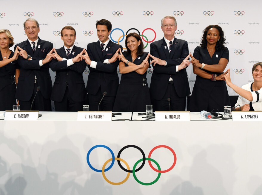 Folder Presentation of Paris 2024 in Lausanne, in the presence of
