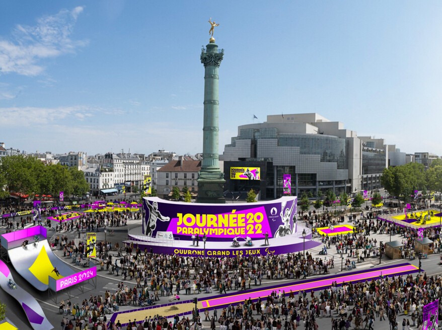 Paris-2024 : la tournée des drapeaux olympique et paralympique démarre en  Seine-Saint-Denis - France Bleu