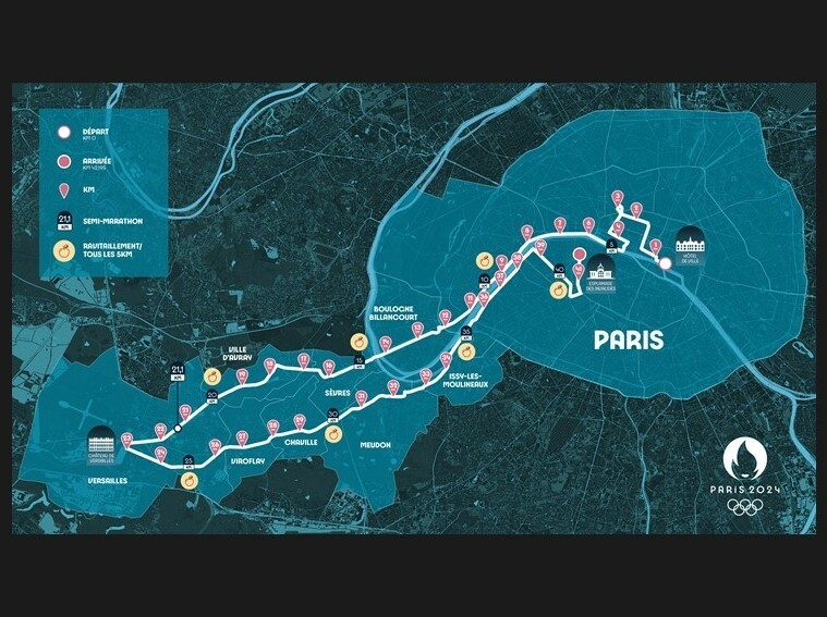 Paris 2024 Reveals Routes For Olympic Marathon And Mass Event Running   633e996efe0779add703bc84