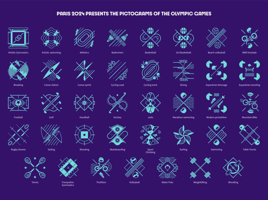 Paris 2025 unveils the Look of the Games and the pictograms of the