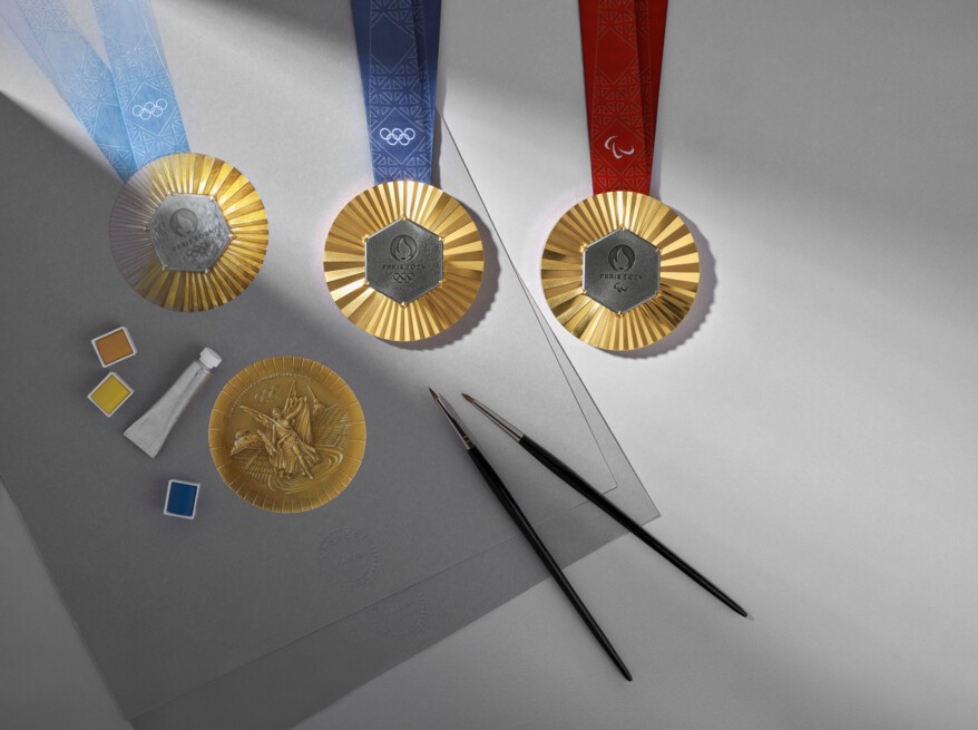 Folder Reveal of the Paris 2024 medals