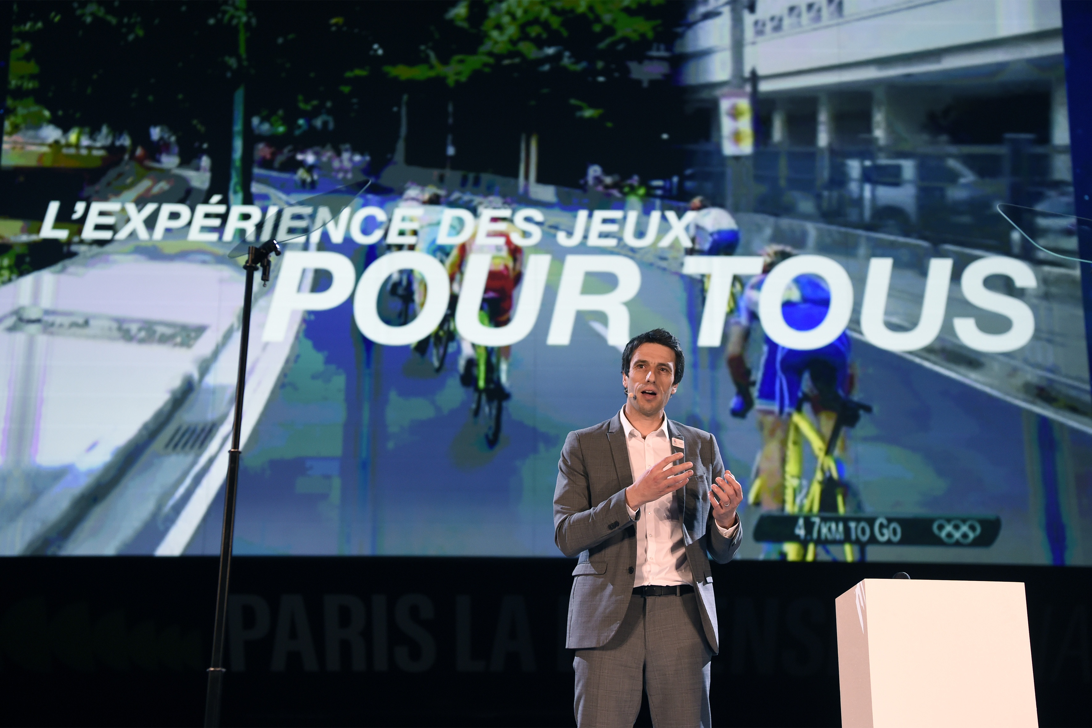 Présentation des nouveaux sports au programme de Paris 2024 Newsroom