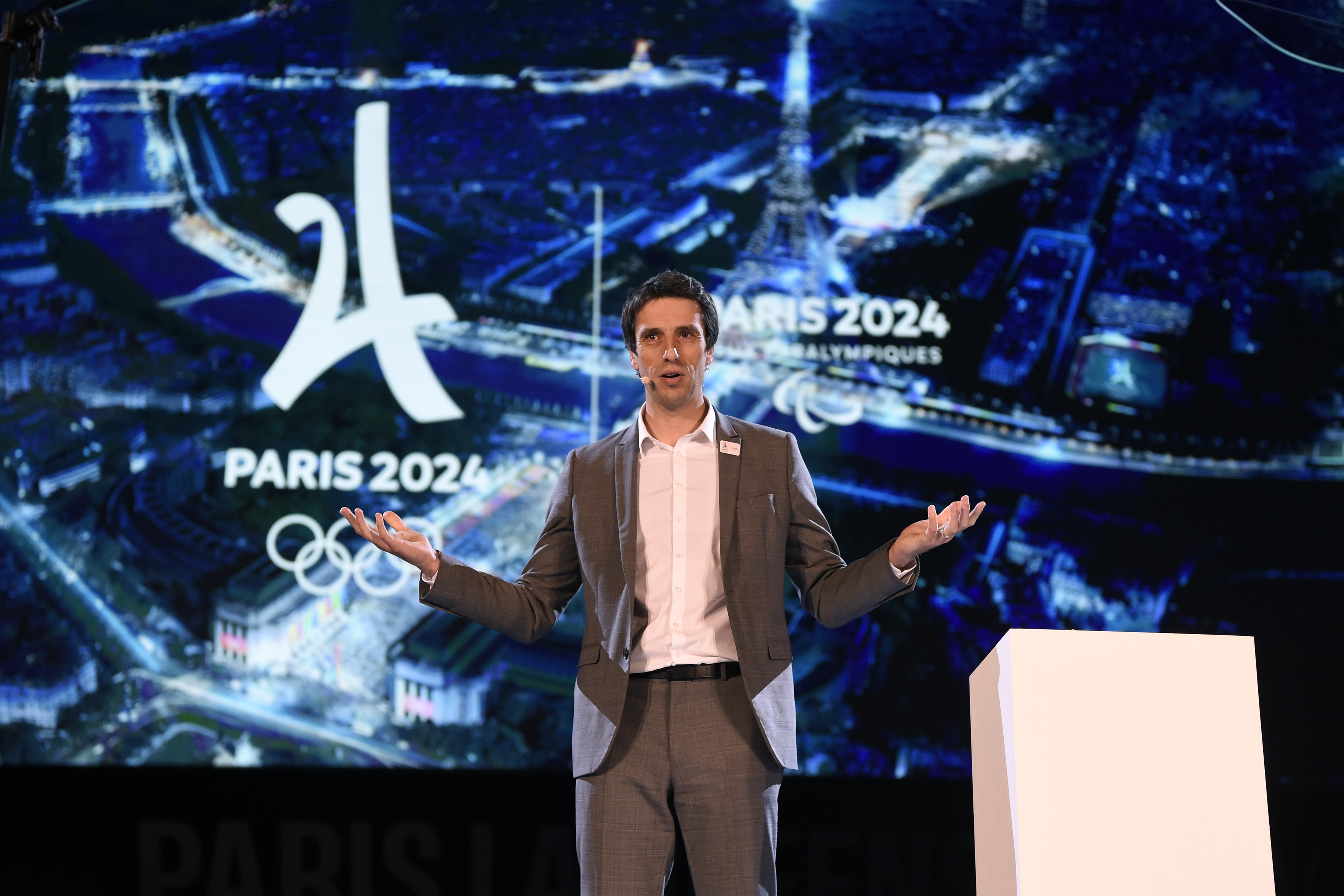 Présentation des nouveaux sports au programme de Paris 2024 Newsroom