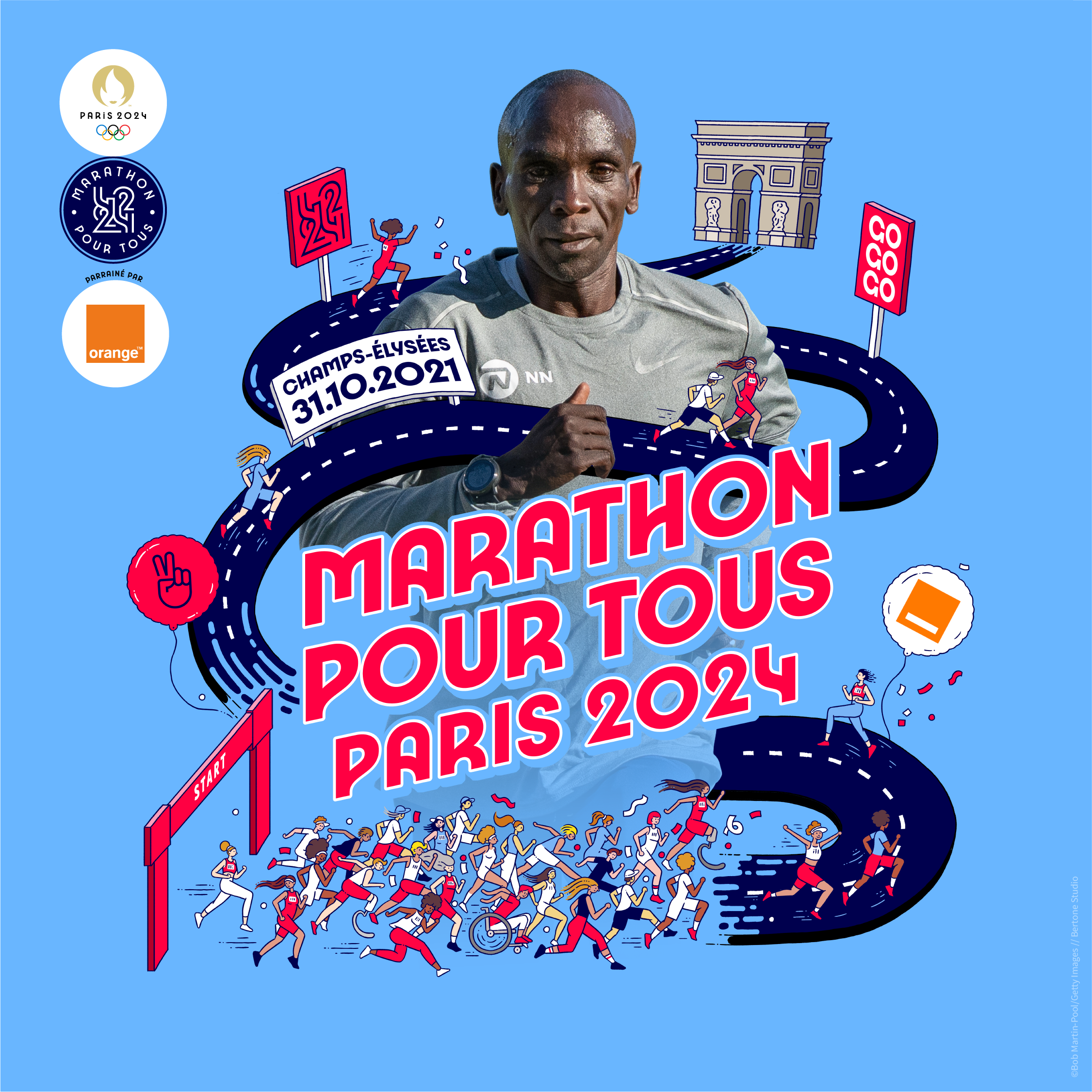 Paris 2024 Marathon Pour Tous Défi Kipchoge 31 octobre.png Newsroom