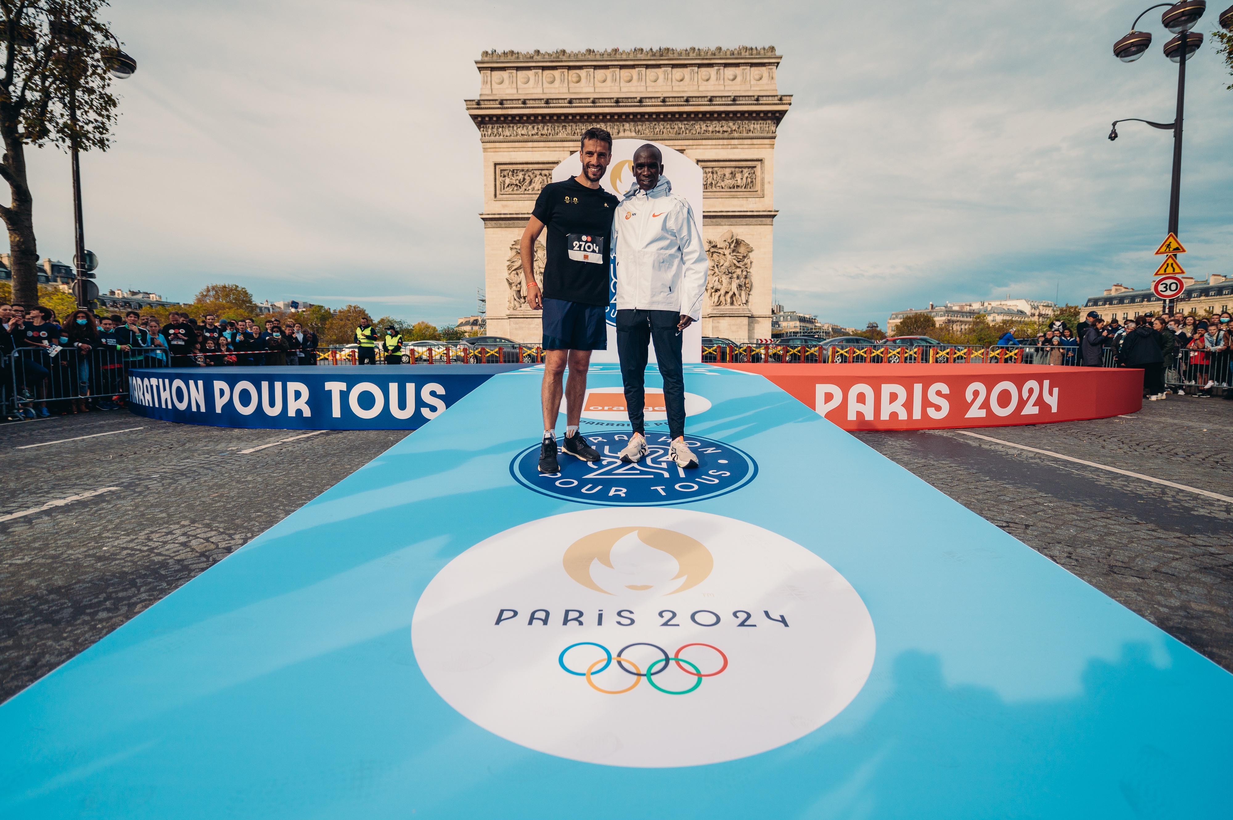 Paris 2024 Marathon pour Tous - Eliud Kipchoge © BOBY 1.jpg