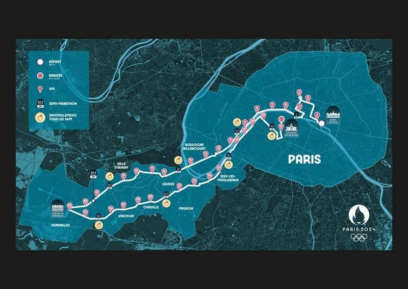 Paris 2024 reveals routes for Olympic Marathon and Mass Event Running