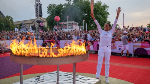 Stage 42 — Olympic Torch Relay — Culture, heritage and table tennis get the party started in the Moselle!