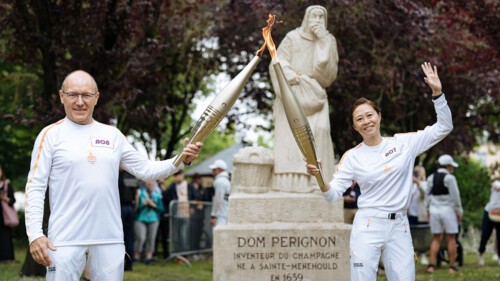 Stage 45 – Olympic torch relay – The Olympic torch shines in the Marne!