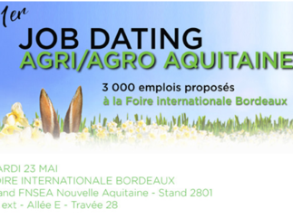 [EVENEMENT] Job Dating Agri/Agro à Bordeaux - 23 mai