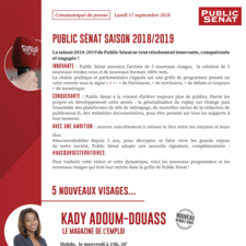 Communique de presse Nouveautes 2018-2019