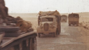 « Guerre des sables, le Reich en échec », désert rouge