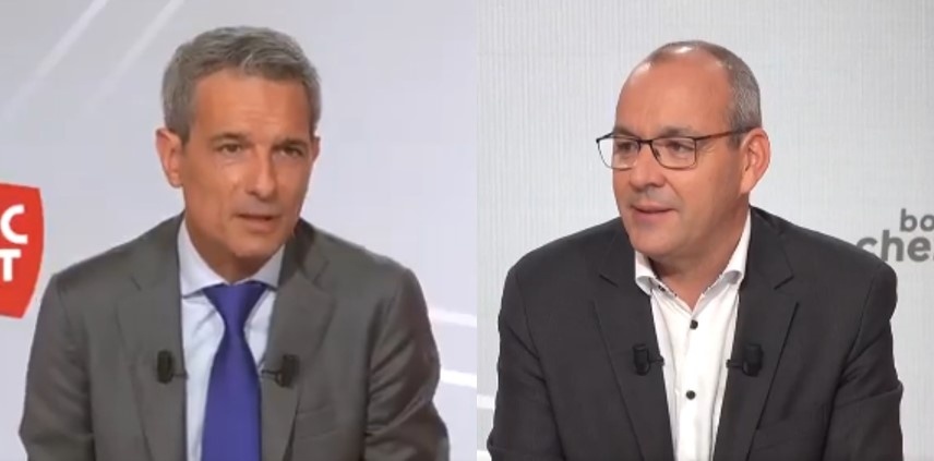Laurent Berger et Benoit Bazin