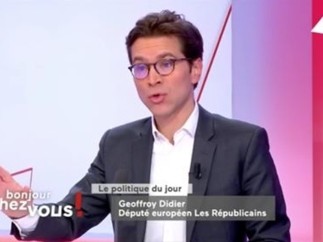 Geoffroy Didier l'a dit dans "Bonjour Chez Vous !"