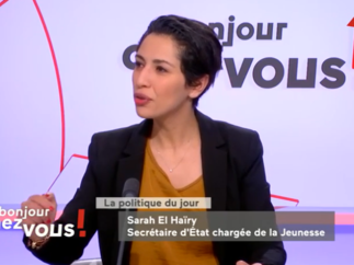 Sarah El Haïry l'a dit dans "Bonjour Chez Vous!" sur Public Sénat