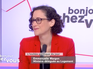 Emmanuelle Wargon l'a dit dans "Bonjour Chez Vous" sur Public Sénat