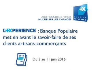 Infographie L'+xperience Banque Populaire