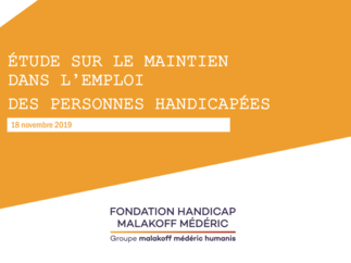 [Synthèse étude "Maintien dans l'emploi des personnes handicapées", 2019]