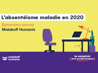 Baromètre annuel Malakoff Humanis Absentéisme Novembre 2020