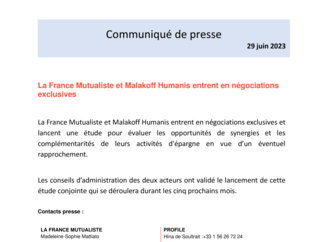 2023-06-29_CP_La France Mutualiste -Malakoff Humanis