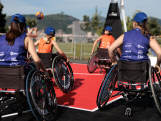 Baloncesto en silla de ruedas en Bilbao Jokoan 2026