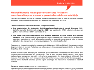 Communiqué de presse Malakoff Humanis 2026