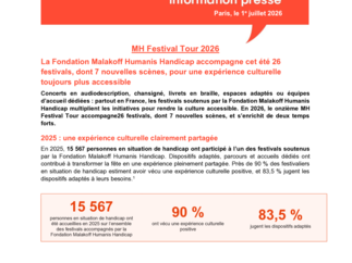 Communiqué de presse MH Festival Tour 2026