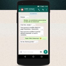 Service Client Whatsapp